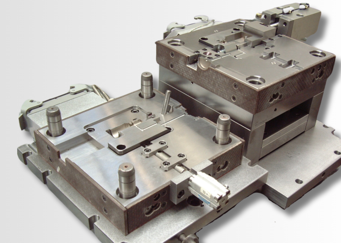 Injection molds for plastics.