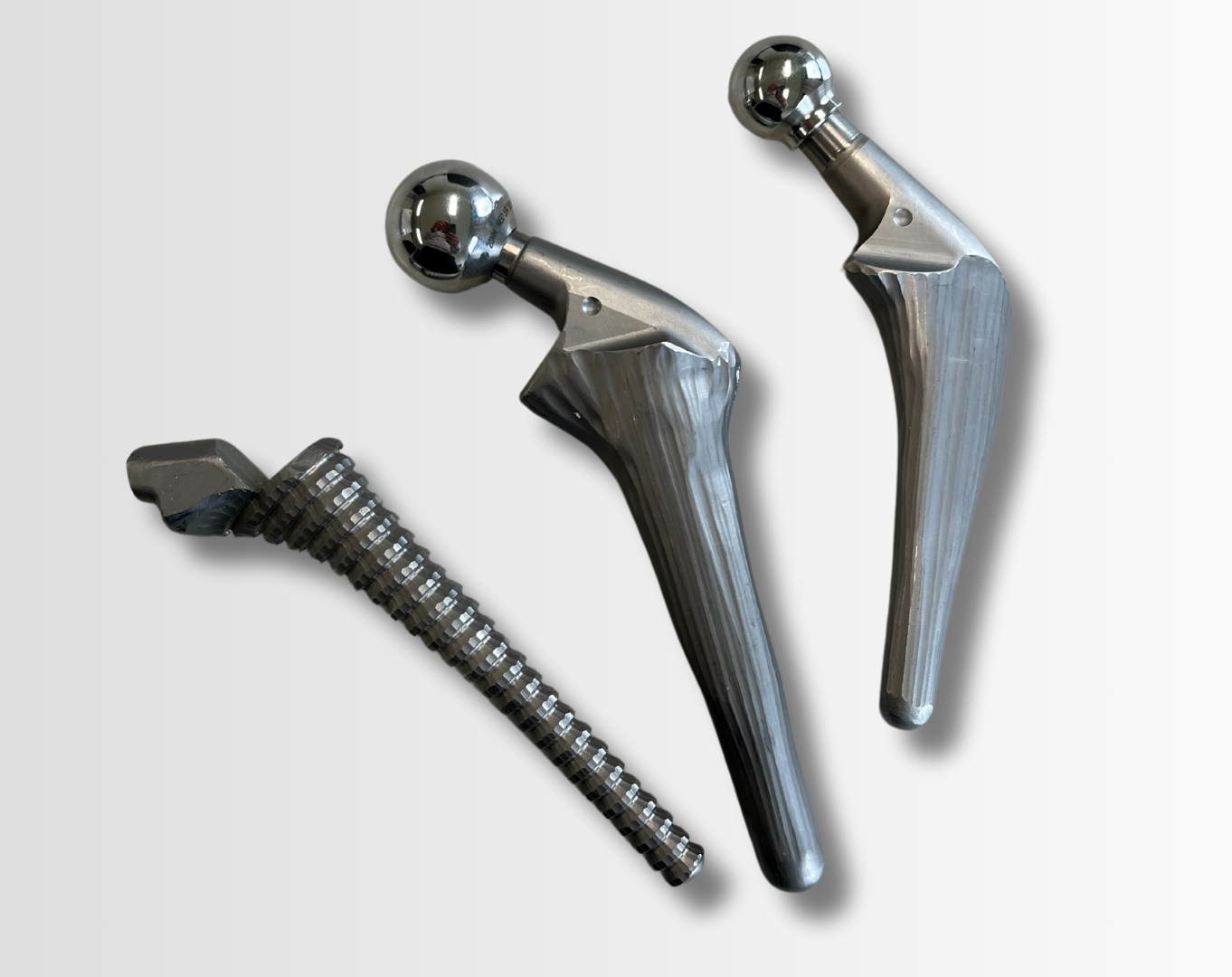 Medical instruments and implants.